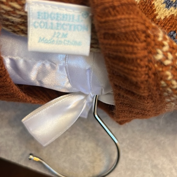 Edgehill Collection  Long Sleeve Round Neck Sweater & Pull-On Pants Set - Picture 13 of 14